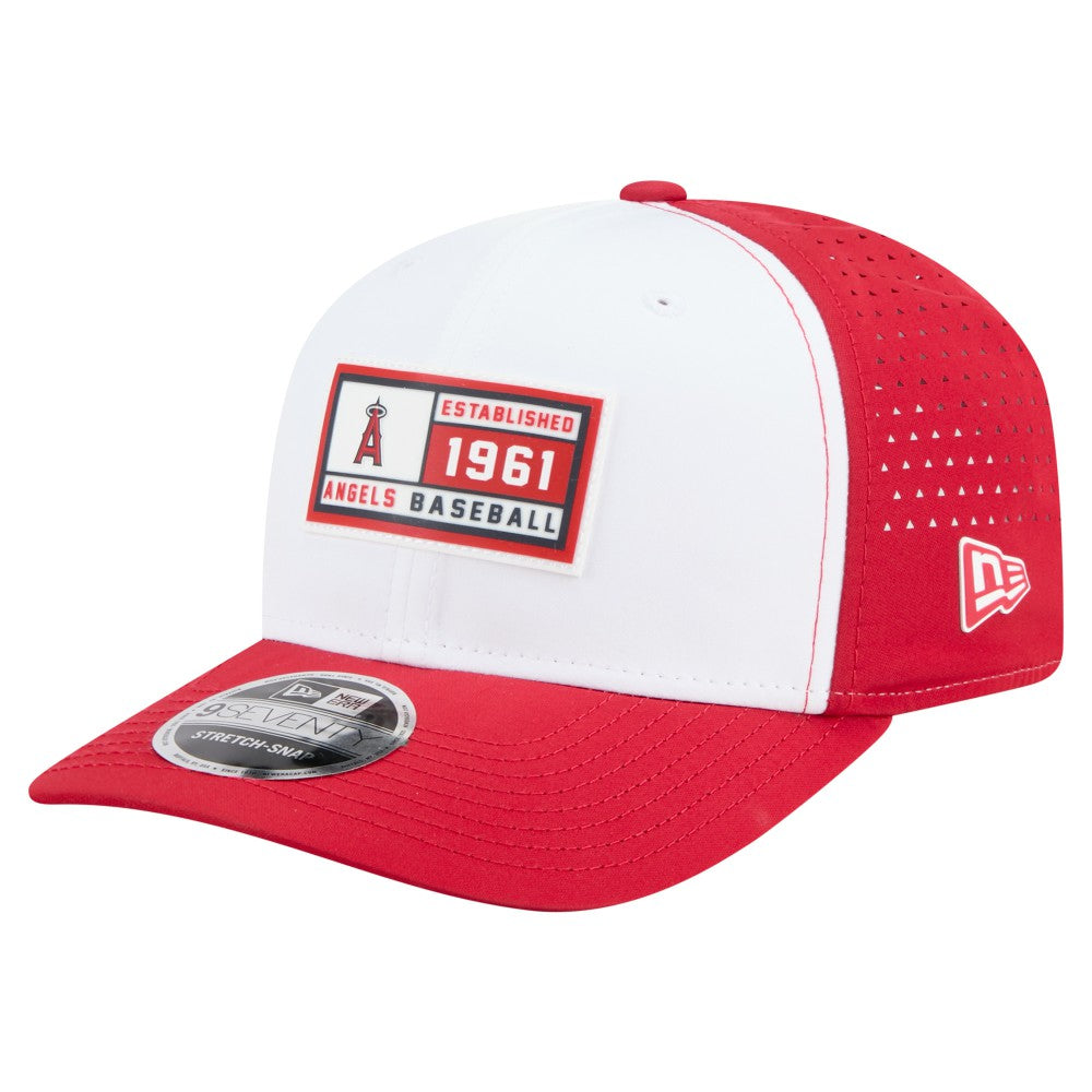 Los Angeles Angels New Era Established Patch 9SEVENTY Adjustable Hat - MLB