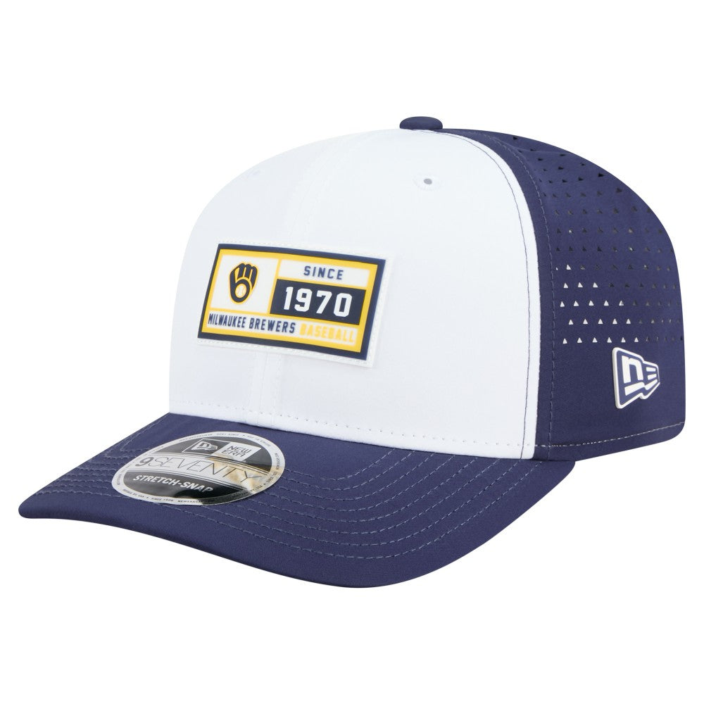 Milwaukee Brewers New Era Established Patch 9SEVENTY Adjustable Hat - MLB