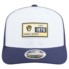 Milwaukee Brewers New Era Established Patch 9SEVENTY Adjustable Hat - MLB