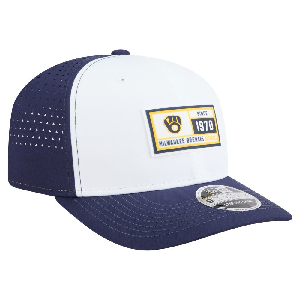 Milwaukee Brewers New Era Established Patch 9SEVENTY Adjustable Hat - MLB