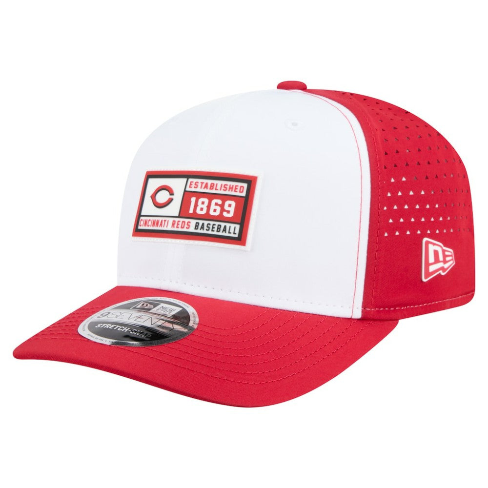 Cincinnati Reds New Era Established Patch 9SEVENTY Adjustable Hat - MLB