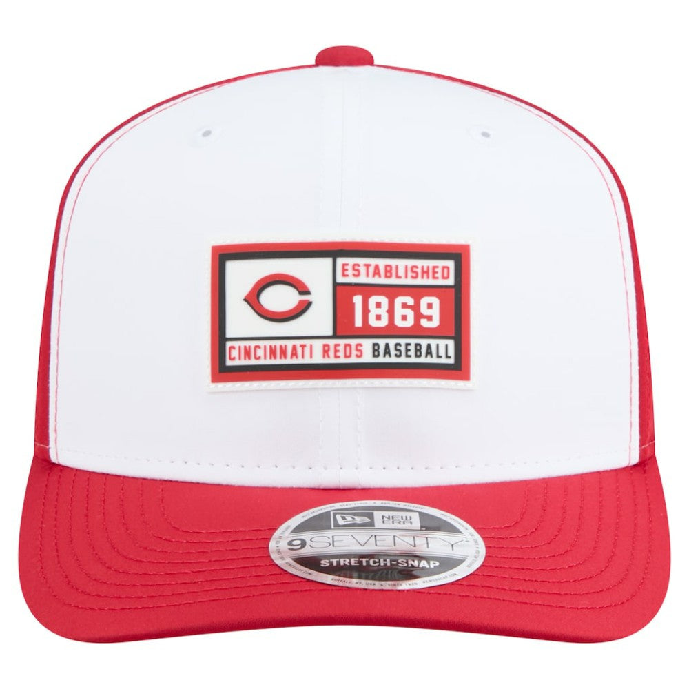 Cincinnati Reds New Era Established Patch 9SEVENTY Adjustable Hat - MLB