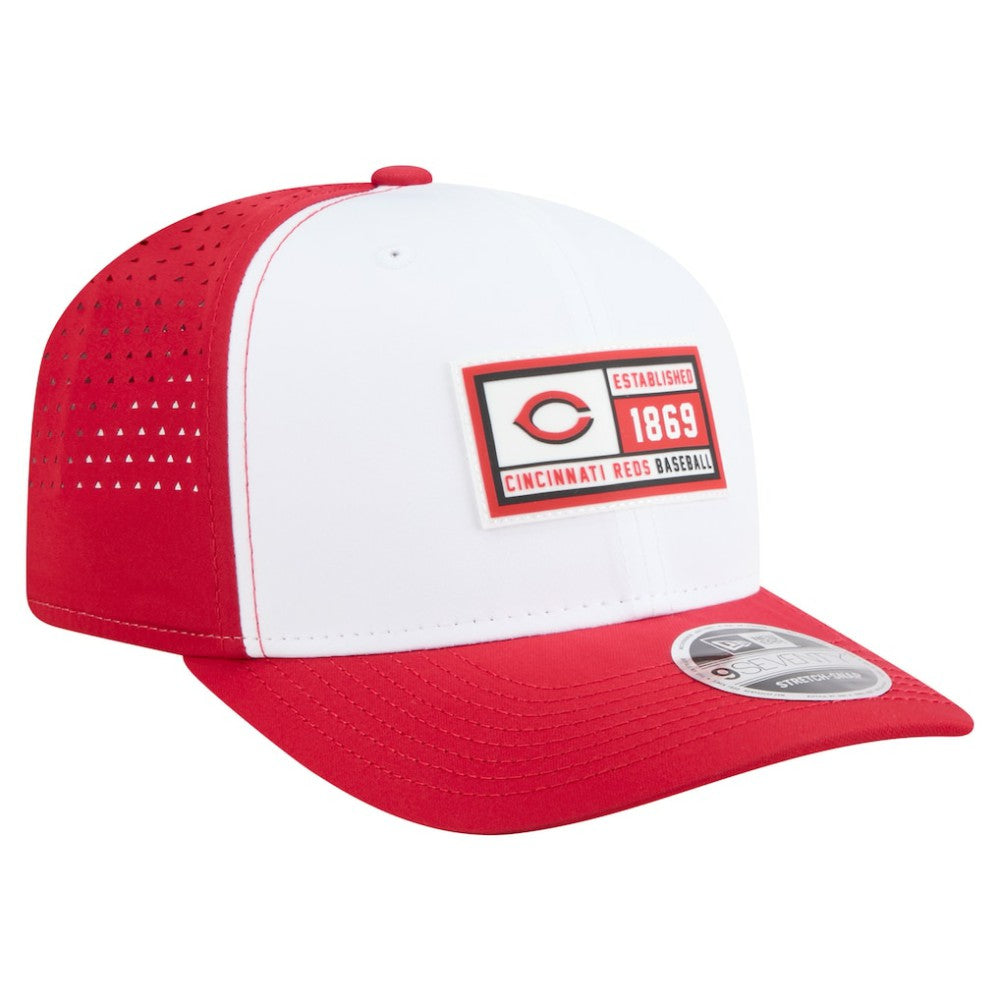 Cincinnati Reds New Era Established Patch 9SEVENTY Adjustable Hat - MLB