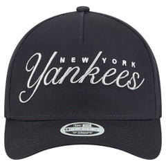 New York Yankees New Era Women's Metallic A-Frame 9FORTY Adjustable Hat - MLB