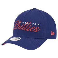 Philadelphia Phillies New Era Women's Metallic A-Frame 9FORTY Adjustable Hat - MLB