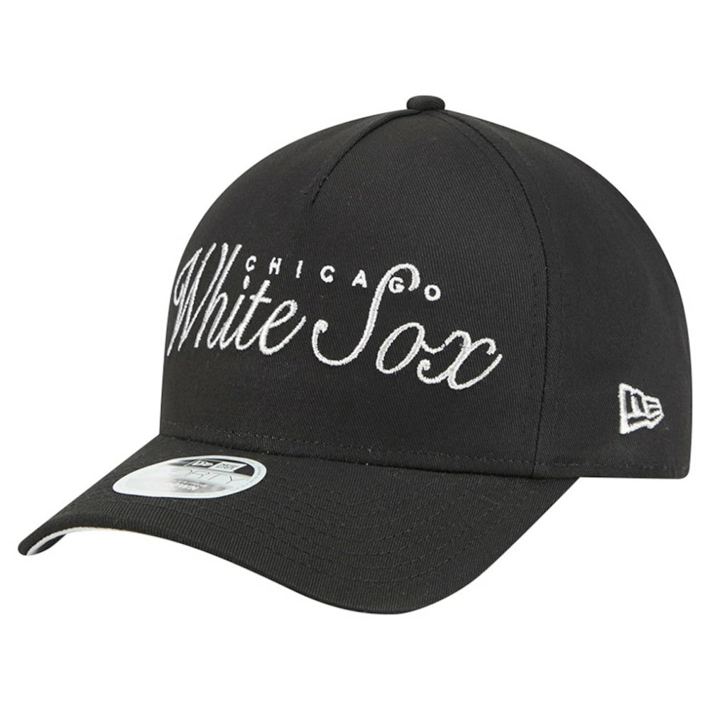 Chicago White Sox New Era Women's Metallic A-Frame 9FORTY Adjustable Hat - MLB