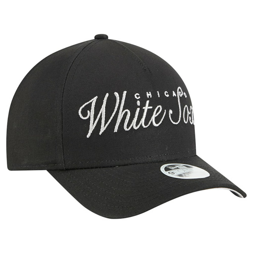 Chicago White Sox New Era Women's Metallic A-Frame 9FORTY Adjustable Hat - MLB