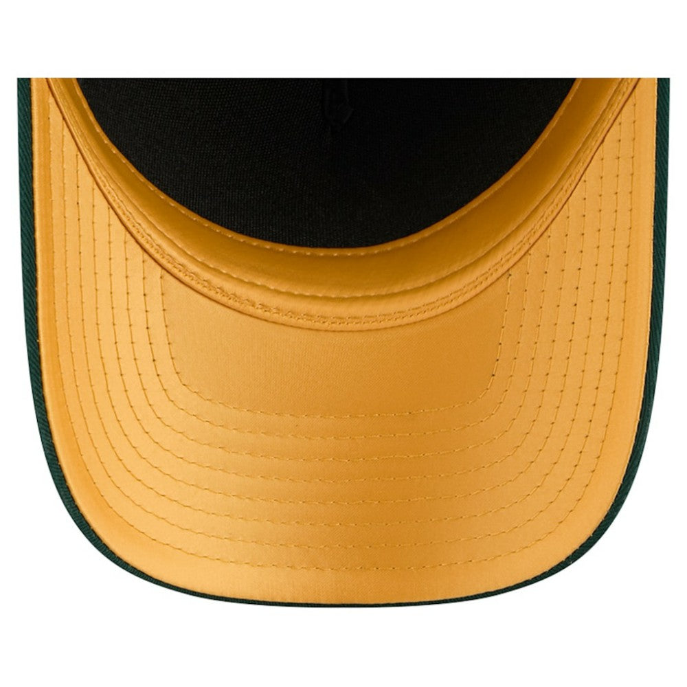 Athletics New Era Women's Metallic A-Frame 9FORTY Adjustable Hat - MLB