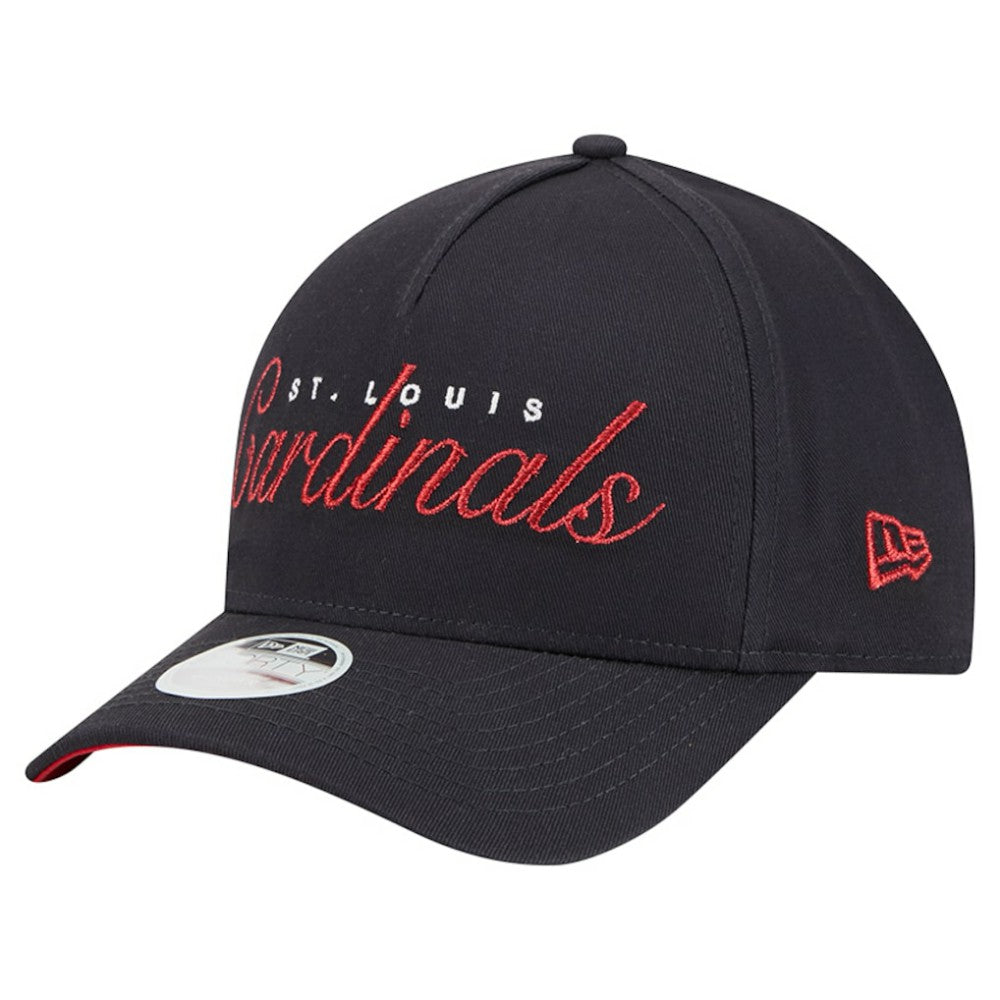 St. Louis Cardinals New Era Women's Metallic A-Frame 9FORTY Adjustable Hat - MLB