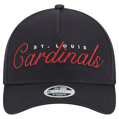 St. Louis Cardinals New Era Women's Metallic A-Frame 9FORTY Adjustable Hat - MLB