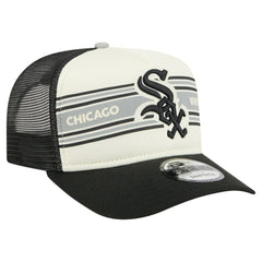 Chicago White Sox New Era Banner A-Frame 9FIFTY Trucker Snapback Hat - MLB