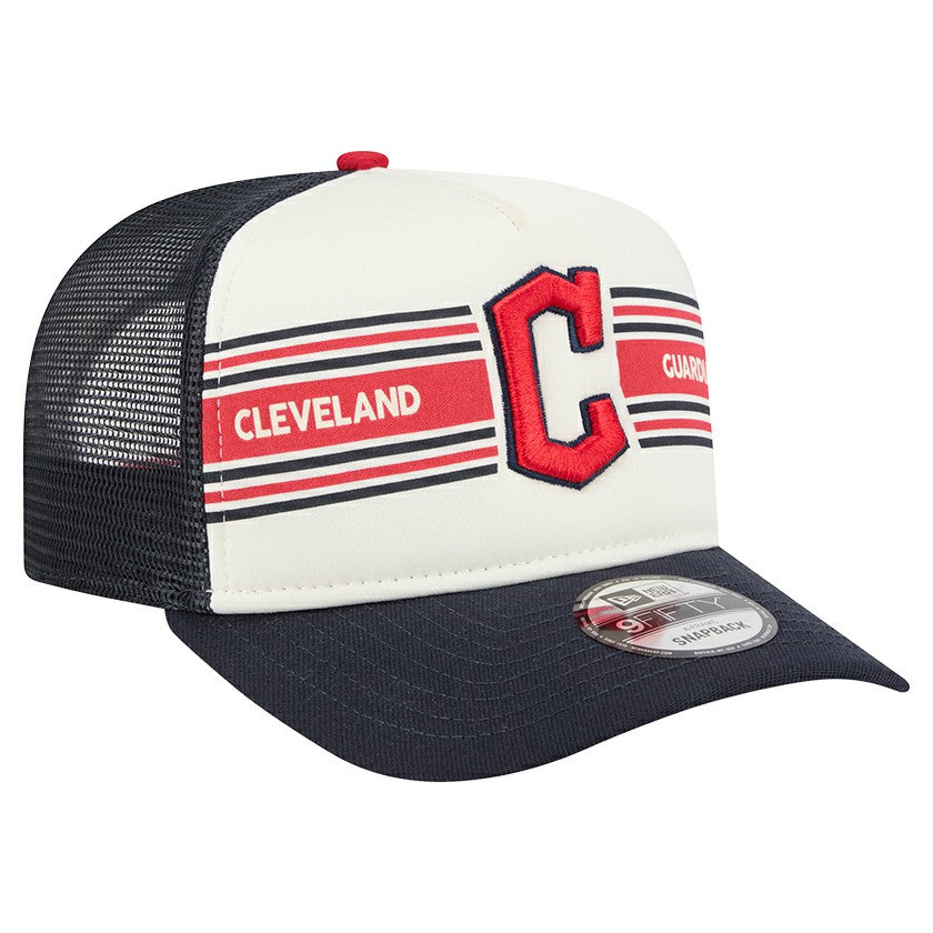 Cleveland Guardians New Era Banner A-Frame 9FIFTY Trucker Snapback Hat - MLB