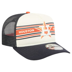 Houston Astros New Era Banner A-Frame 9FIFTY Trucker Snapback Hat - MLB
