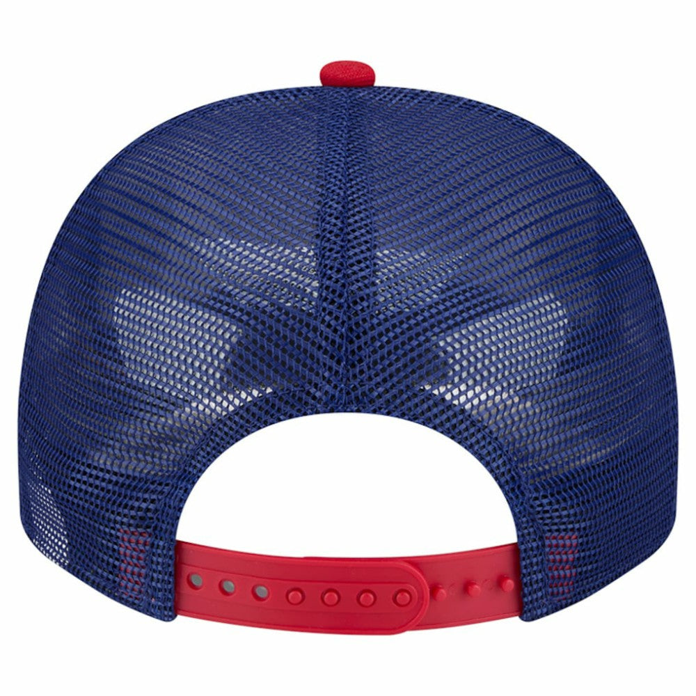 Texas Rangers New Era Banner A-Frame 9FIFTY Trucker Snapback Hat - MLB