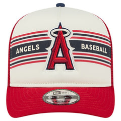 Los Angeles Angels New Era Banner A-Frame 9FIFTY Trucker Snapback Hat - MLB