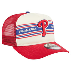 Philadelphia Phillies New Era Banner A-Frame 9FIFTY Trucker Snapback Hat - MLB