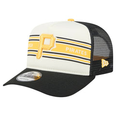 Pittsburgh Pirates New Era Banner A-Frame 9FIFTY Trucker Snapback Hat - MLB