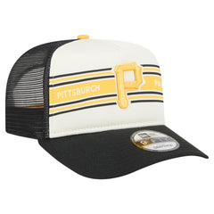 Pittsburgh Pirates New Era Banner A-Frame 9FIFTY Trucker Snapback Hat - MLB