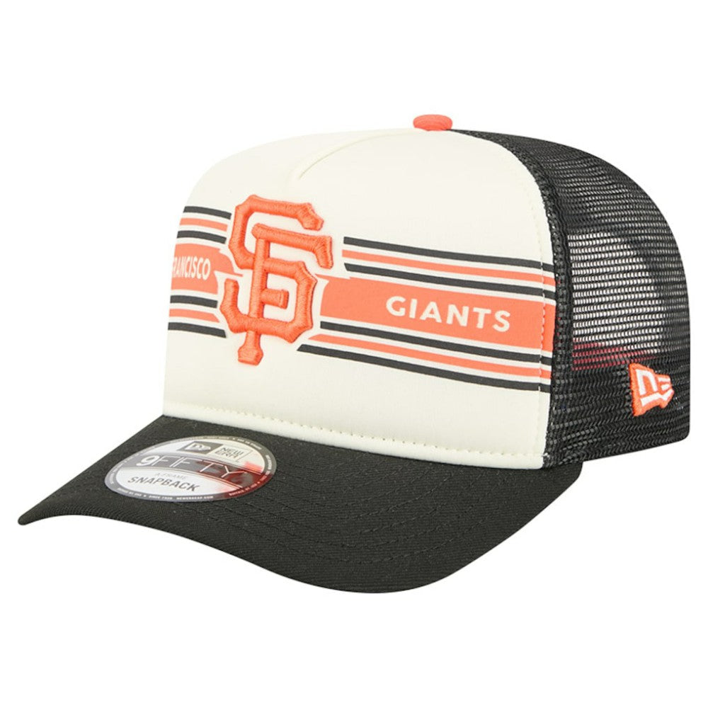 San Francisco Giants New Era Banner A-Frame 9FIFTY Trucker Snapback Hat - MLB