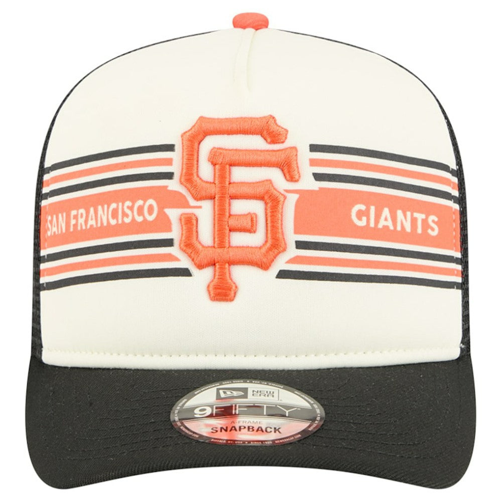 San Francisco Giants New Era Banner A-Frame 9FIFTY Trucker Snapback Hat - MLB