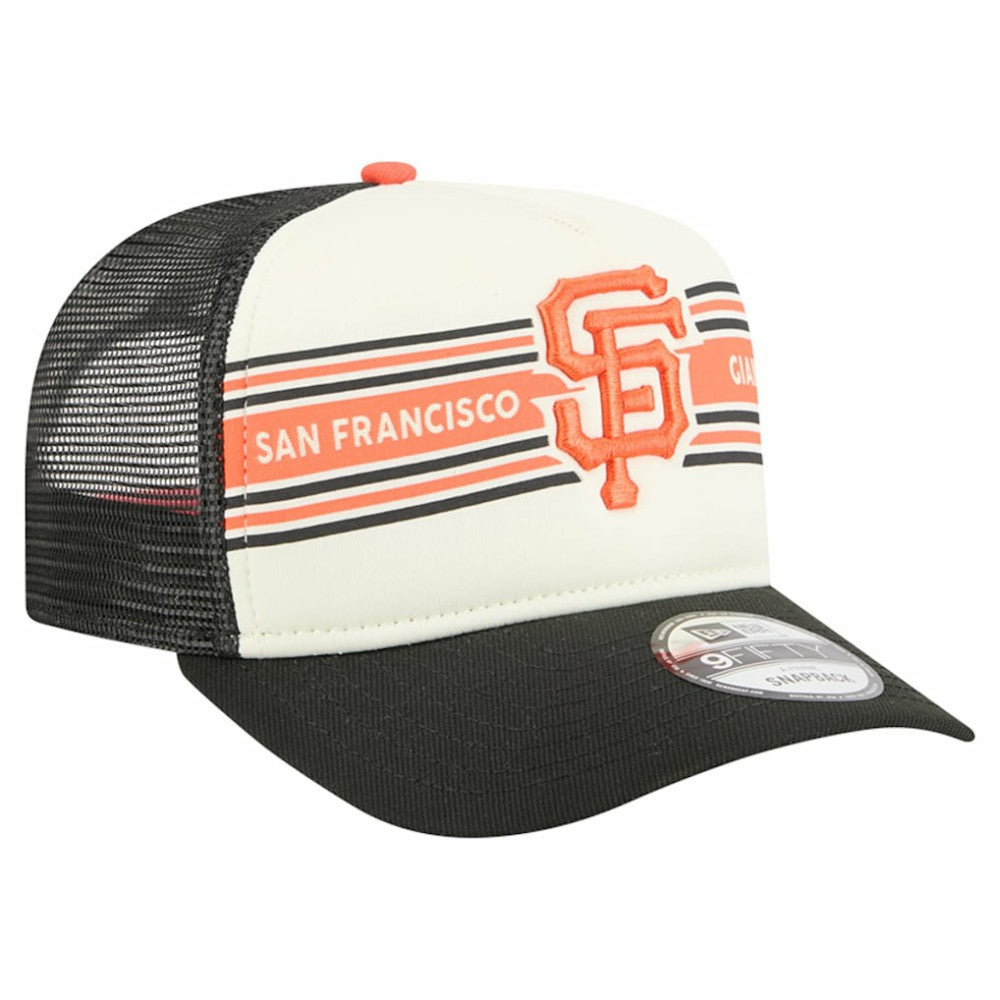 San Francisco Giants New Era Banner A-Frame 9FIFTY Trucker Snapback Hat - MLB