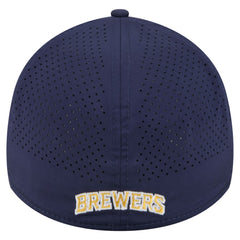 Milwaukee Brewers New Era 39THIRTY A-Frame Perforated Flex Hat - MLB