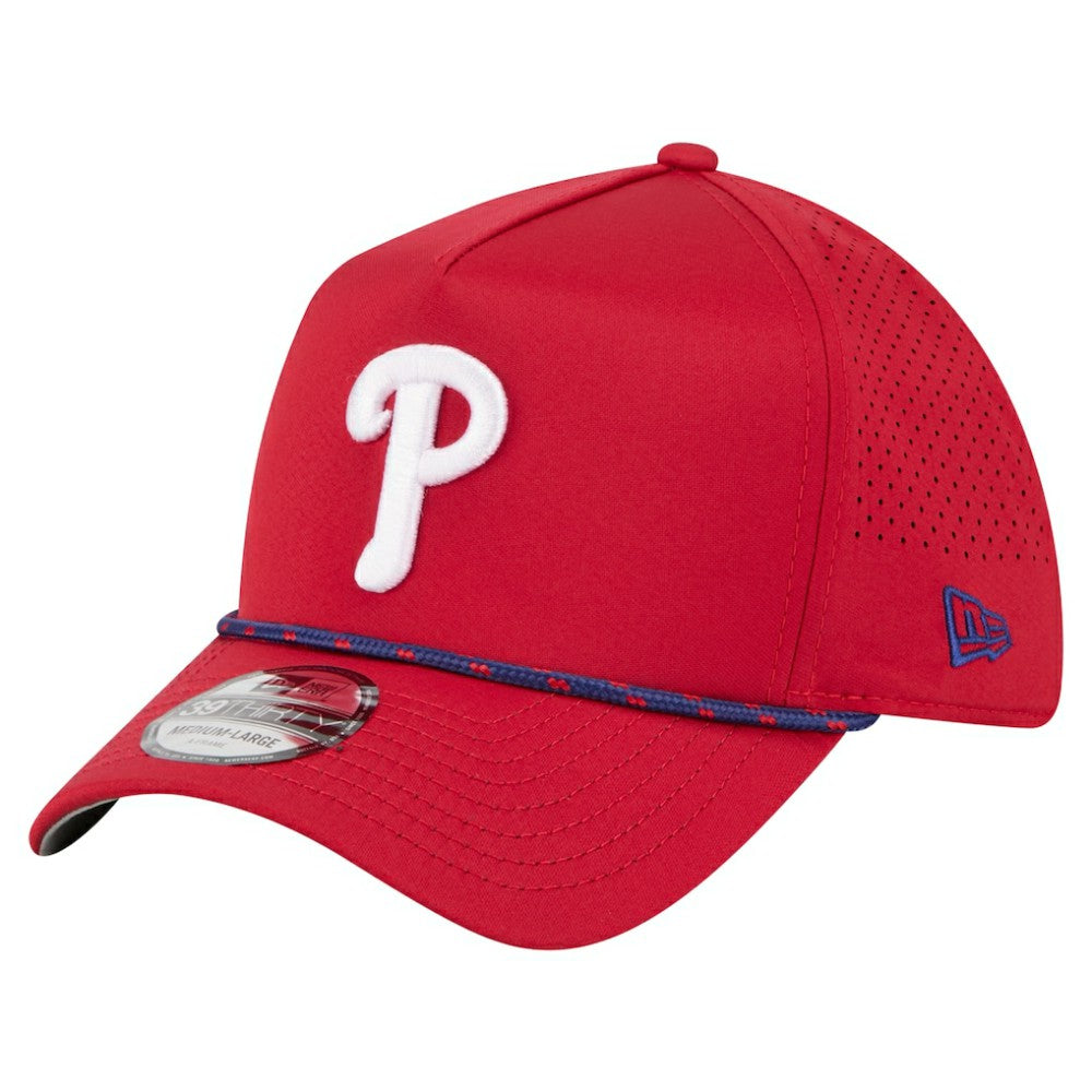 Philadelphia Phillies New Era 39THIRTY A-Frame Perforated Flex Hat - MLB