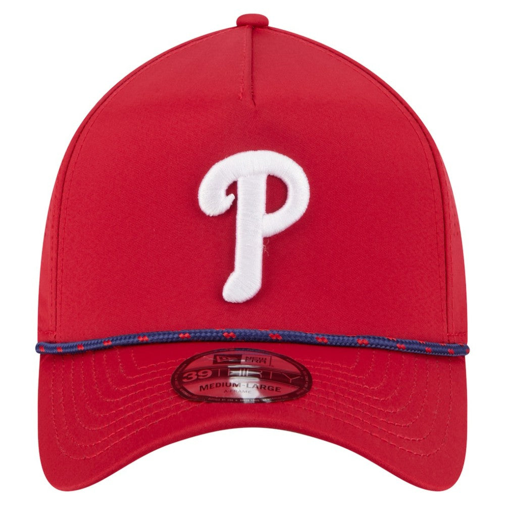 Philadelphia Phillies New Era 39THIRTY A-Frame Perforated Flex Hat - MLB