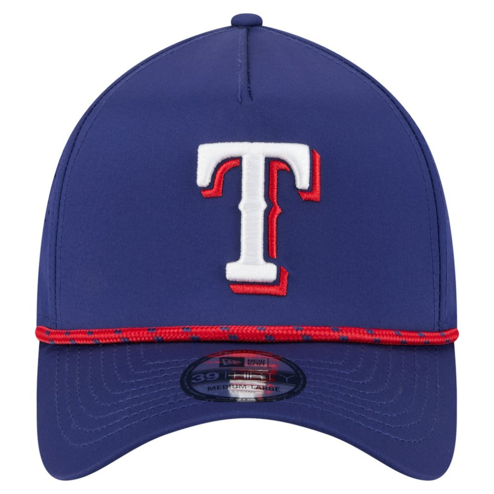 Texas Rangers New Era 39THIRTY A-Frame Perforated Flex Hat - MLB