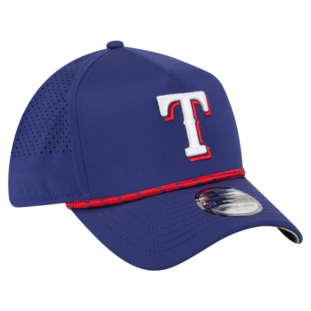Texas Rangers New Era 39THIRTY A-Frame Perforated Flex Hat - MLB