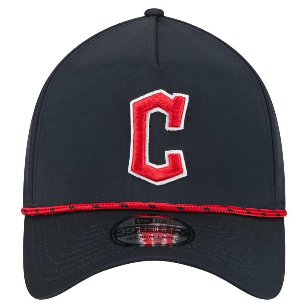 Cleveland Guardians New Era 39THIRTY A-Frame Perforated Flex Hat - MLB