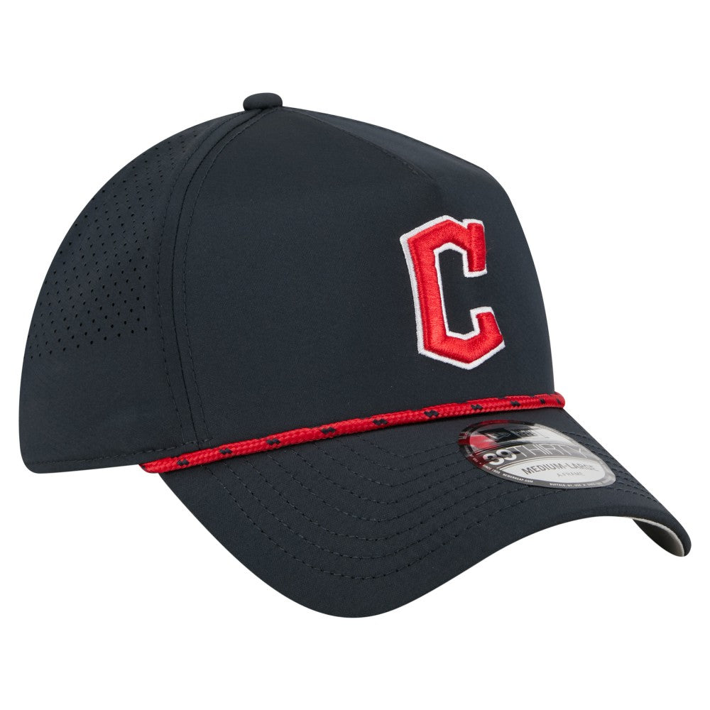 Cleveland Guardians New Era 39THIRTY A-Frame Perforated Flex Hat - MLB