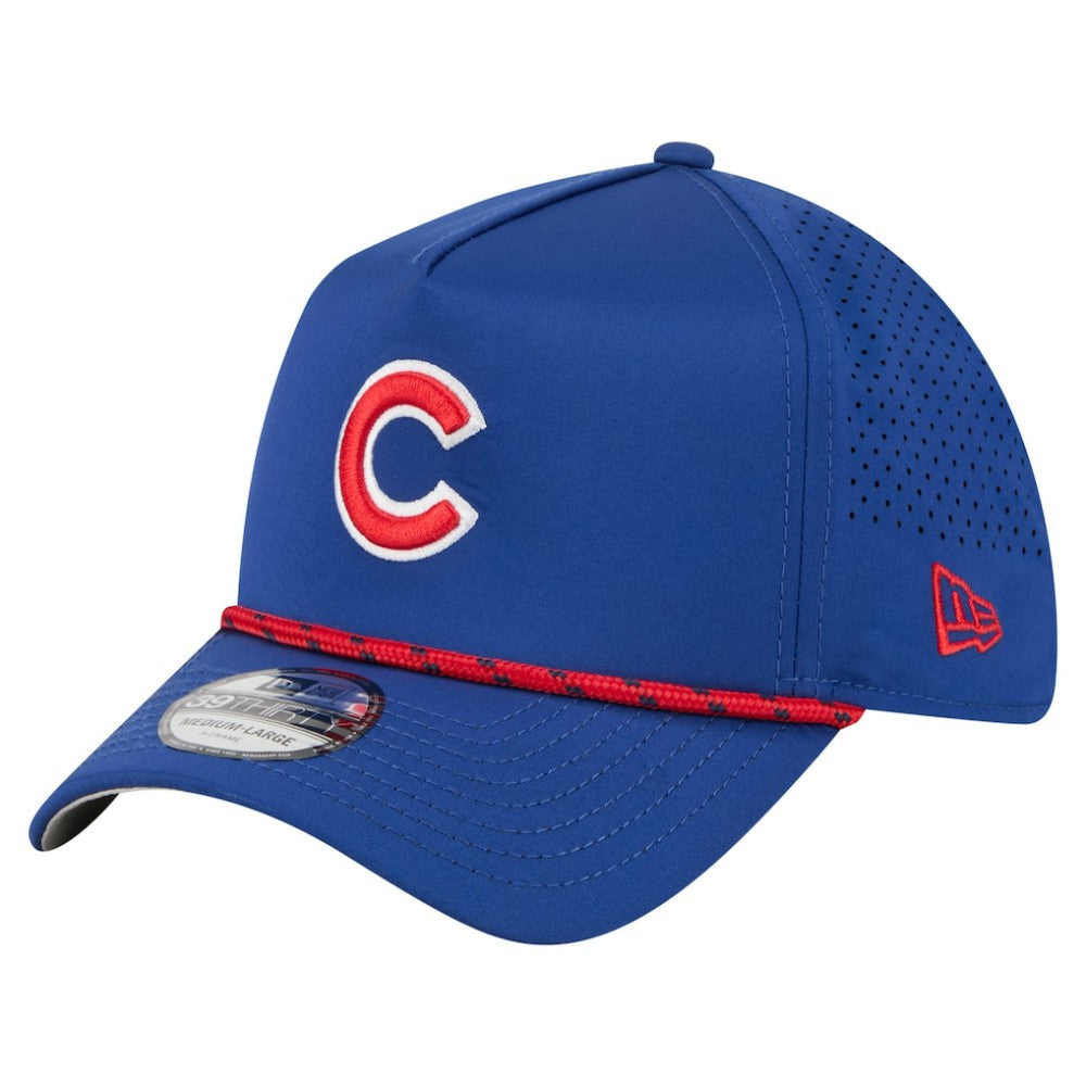 Chicago Cubs New Era 39THIRTY A-Frame Perforated Flex Hat - MLB