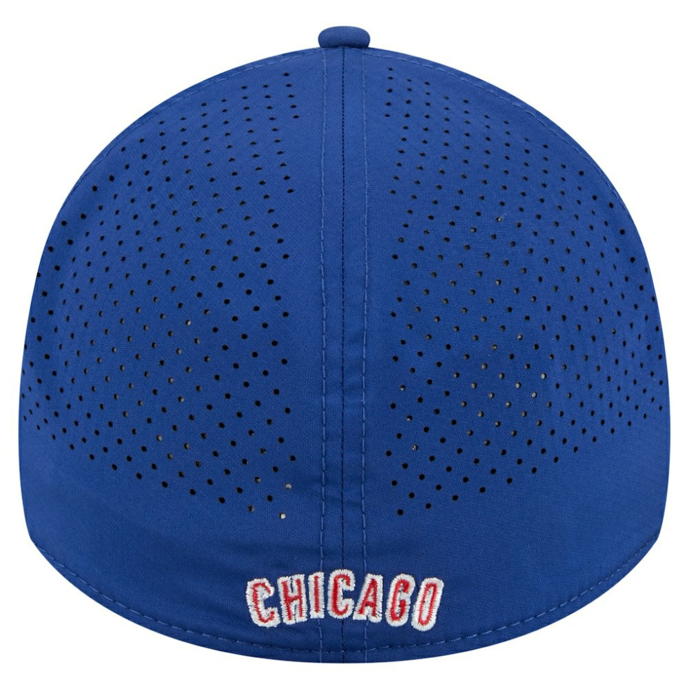 Chicago Cubs New Era 39THIRTY A-Frame Perforated Flex Hat - MLB