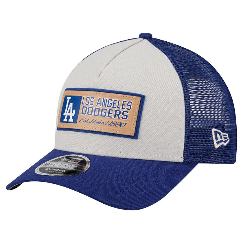 Los Angeles Dodgers New Era Text A-Frame Trucker 9FORTY Hat - MLB