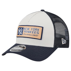 New York Yankees New Era Text A-Frame Trucker 9FORTY Hat - MLB