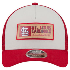 St. Louis Cardinals New Era Text A-Frame Trucker 9FORTY Hat - MLB