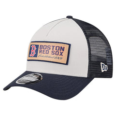 Boston Red Sox New Era Text A-Frame Trucker 9FORTY Hat - MLB