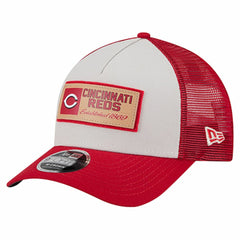 Cincinnati Reds New Era Text A-Frame Trucker 9FORTY Hat - MLB