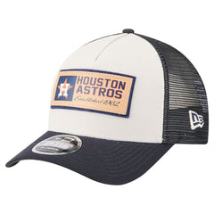 Houston Astros New Era Text A-Frame Trucker 9FORTY Hat - MLB