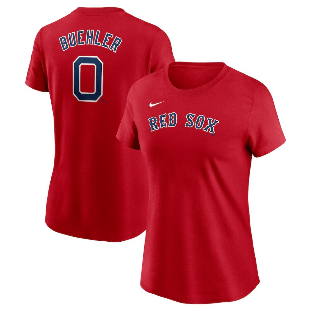 Walker Buehler Boston Red Sox Nike Women's Cooperstown Collection Fuse Name & Number T-Shirt - MLB