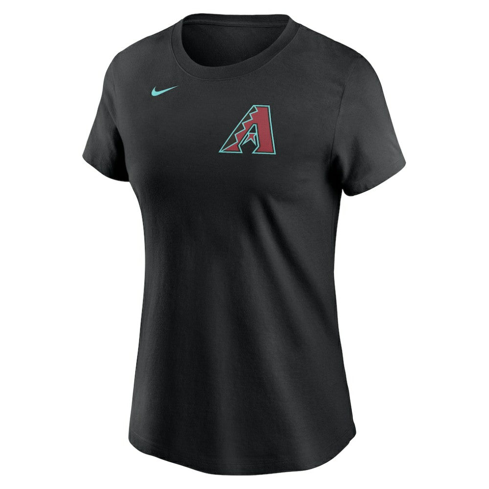 Corbin Burnes Arizona Diamondbacks Nike Women's Fuse Name & Number T-Shirt - MLB