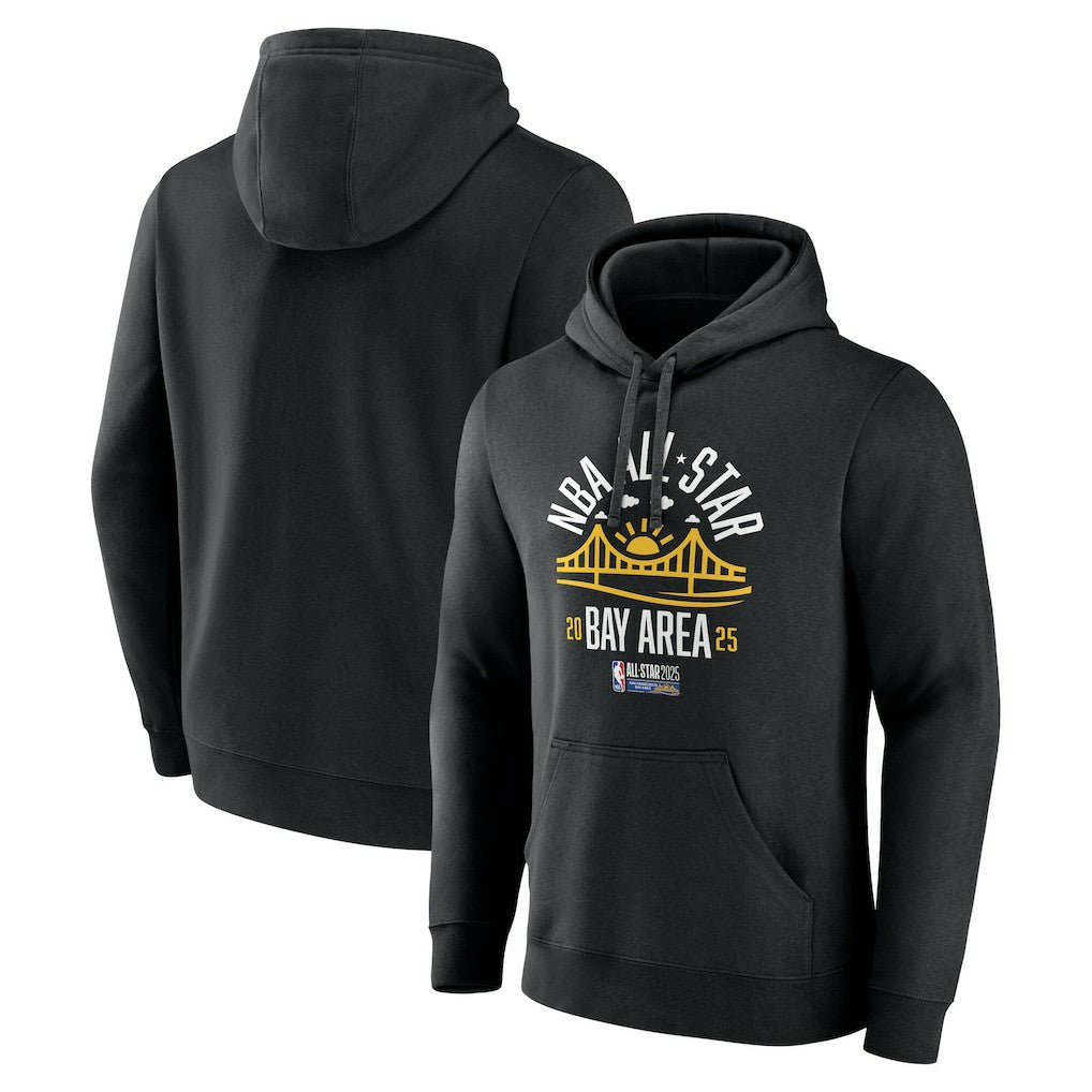 2025 NBA All-Star Game Unisex Bay Bridge Pullover Hoodie Black - NBA