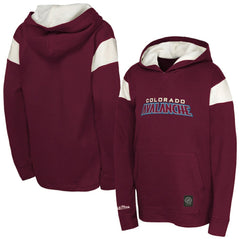 Colorado Avalanche Youth Thermal Lightweight Pullover Hoodie - Burgundy - NHL