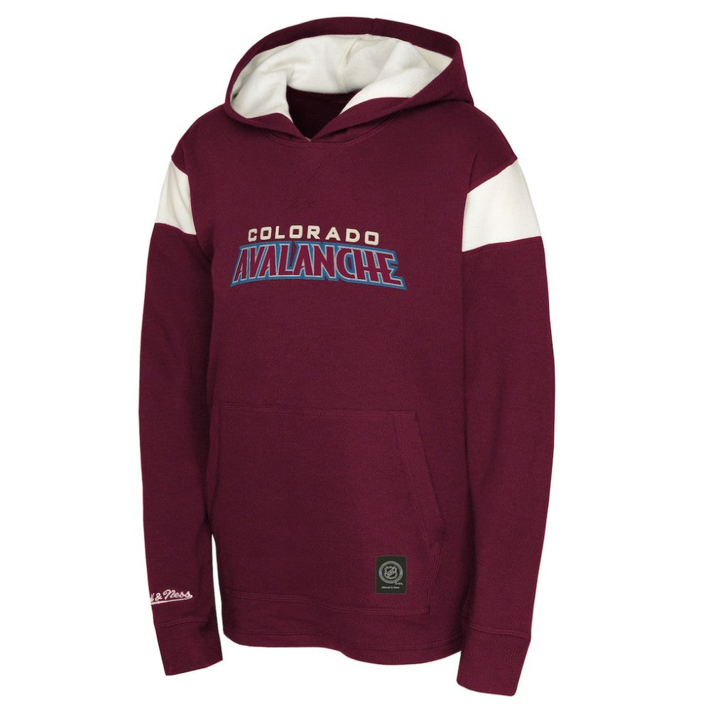 Colorado Avalanche Youth Thermal Lightweight Pullover Hoodie - Burgundy - NHL
