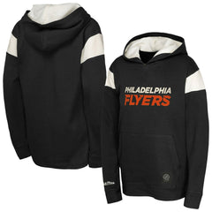 Philadelphia Flyers Youth Thermal Lightweight Pullover Hoodie - Black - NHL