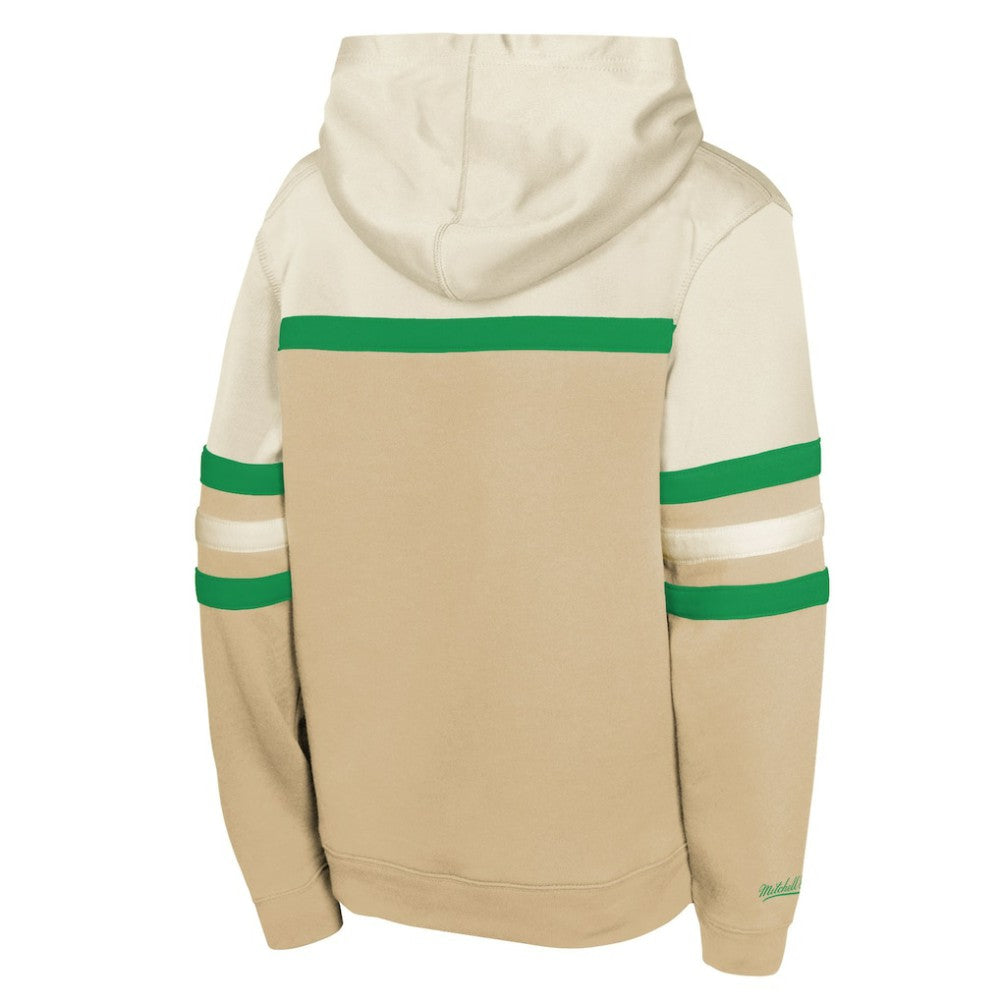 Dallas Stars Mitchell & Ness Youth Head Coach Pullover Hoodie - Tan - NHL