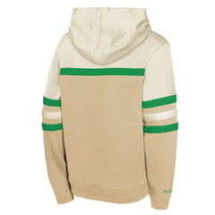 Dallas Stars Mitchell & Ness Youth Head Coach Pullover Hoodie - Tan - NHL