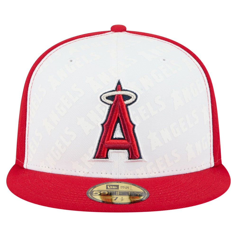 Los Angeles Angels New Era Repeat 59FIFTY Fitted Hat - MLB