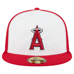 Los Angeles Angels New Era Repeat 59FIFTY Fitted Hat - MLB